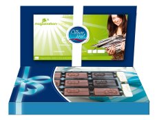 Chocolade verpakking bedankt